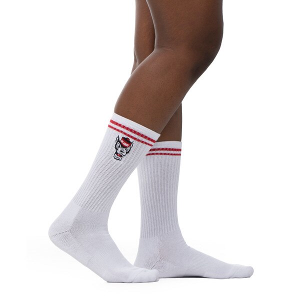 Retro Sock Athletic White With Tuff